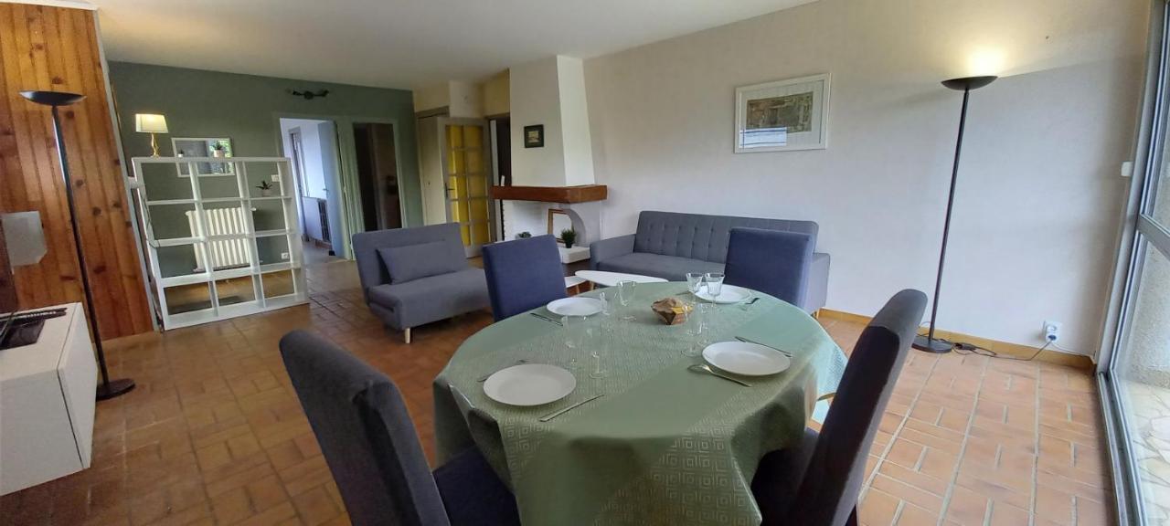 Terrasse, Jardin,, Appartement 80M², Vue Montagne, Wifi, Bureau Bagnères-de-Bigorre Kültér fotó
